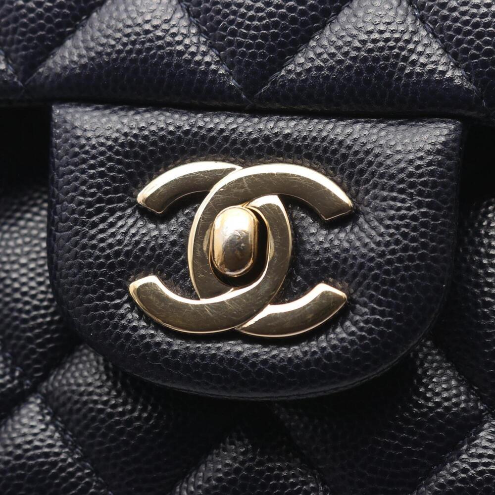 Chanel Matelassé Double Flap Shoulder Bag/Handbag, Caviar Leather (Grained Ca... - Picture 7 of 11